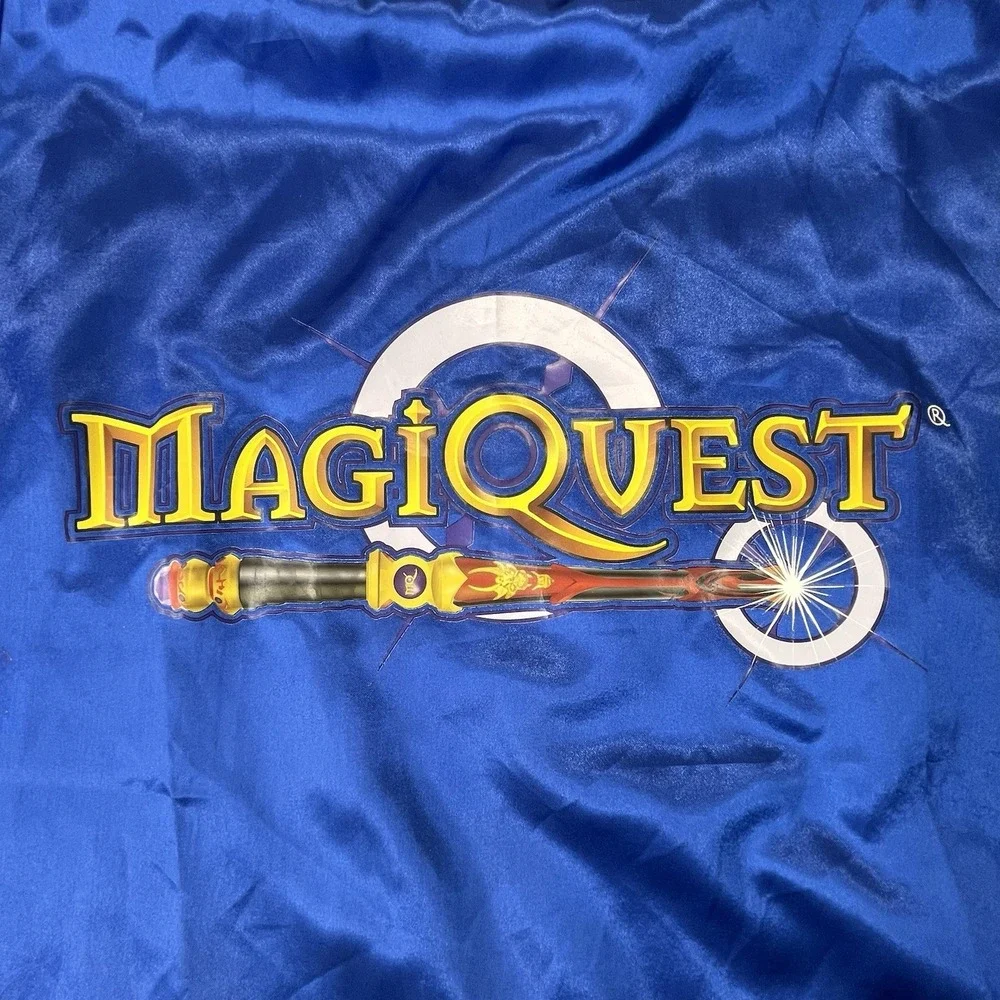 MagiQuest Magi Cape Midnight Blue Cloak Kids Costume Ages 3 to Adult